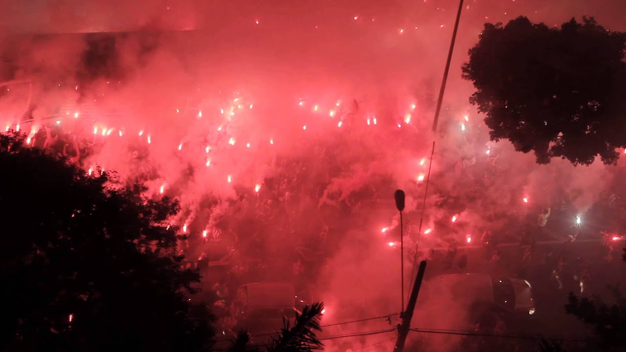 Rua de fogo - Atlético 2x0 Santa Fe (Libertadores 2015)