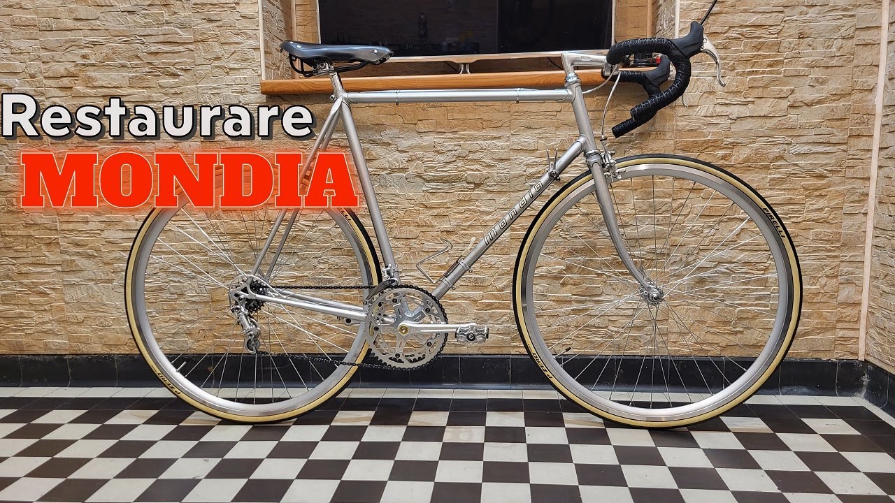 Restaurarea bicicletei Mondia (construită în anii 70)