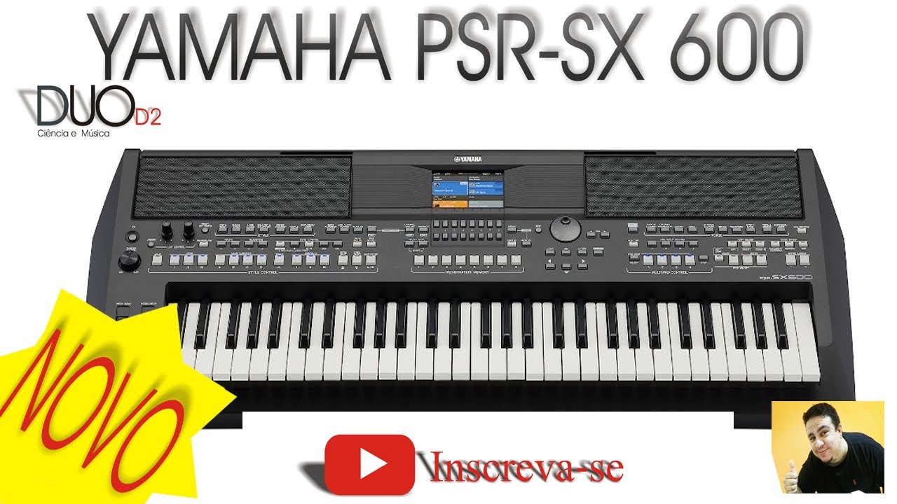 YAMAHA PSR-SX600 Demosntração de Timbres e Recursos Duo d2 d2