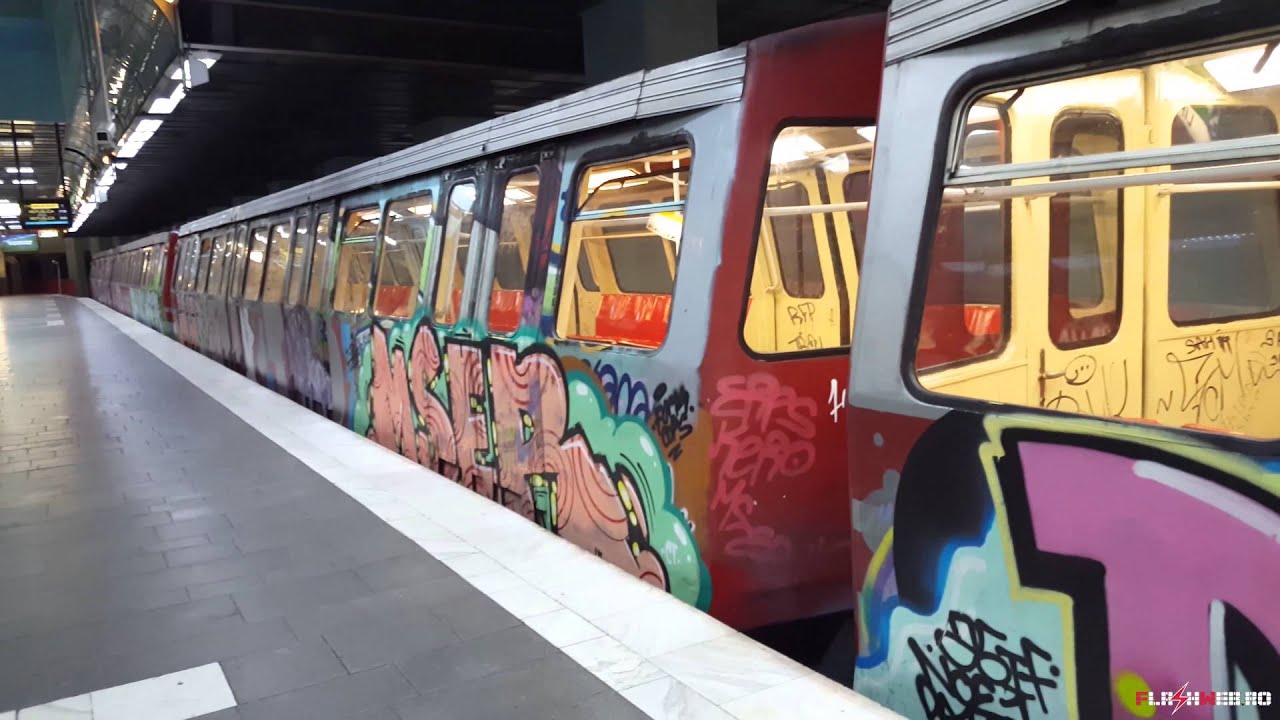 3 Octombrie 2015: Tren IVA &icirc;n stația Gara de Nord 1 (M1) - Manevre [UltraHD]