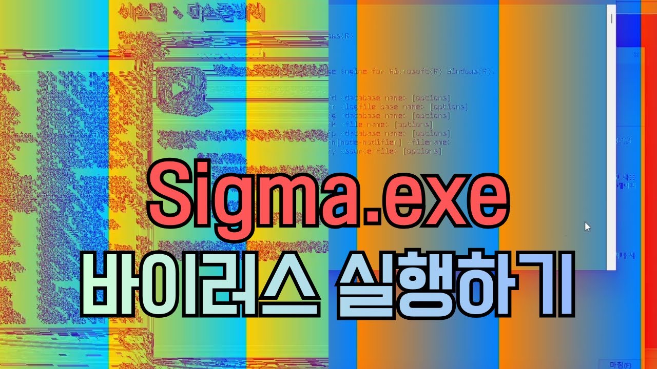 sigma.exe 바이러스 실행하기 [ 가상머신 ]