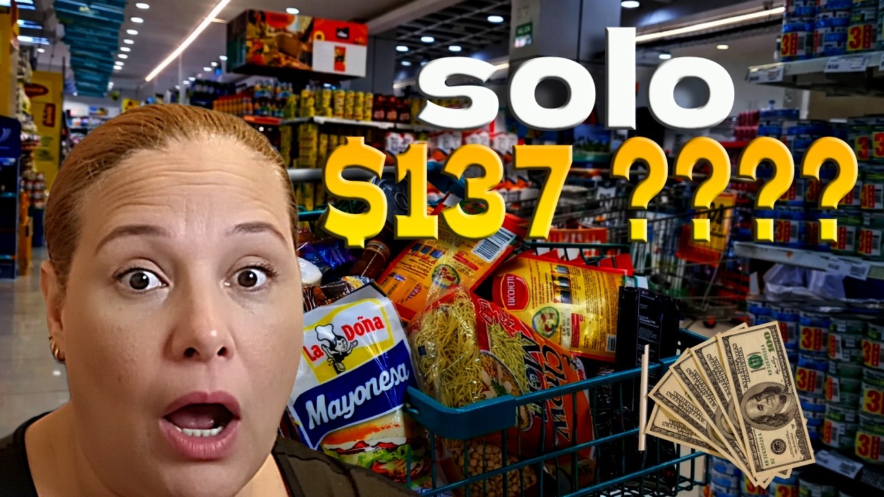 Comprando en El Machetazo en  Panamá 🛒 |  Con 137 dólares | Mi experiencia como cubana