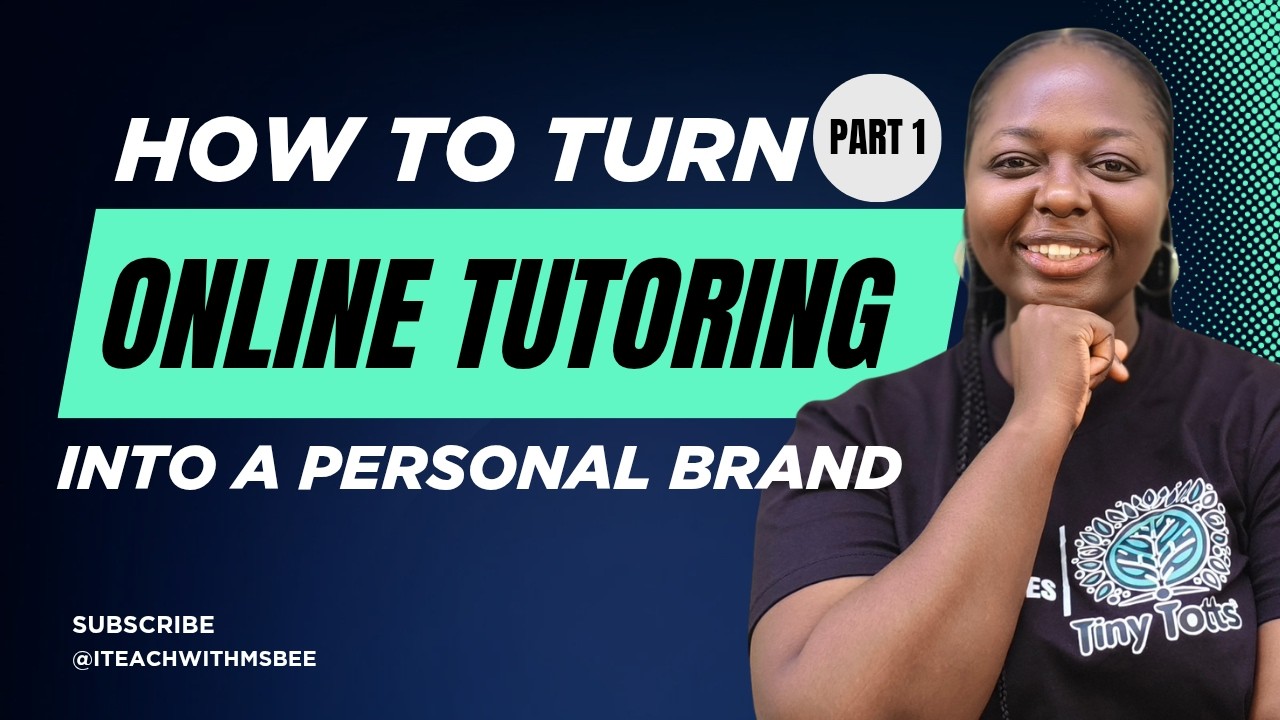 How to Turn Online Tutoring Into a Personal Brand