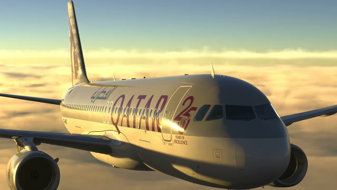 From DOHA To ABU DHABI By Fenix A320 MSFS2024 