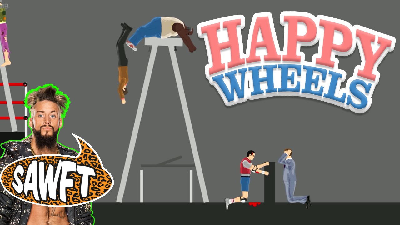 Happy Wheels: WWE Broken Ladder - Part 408