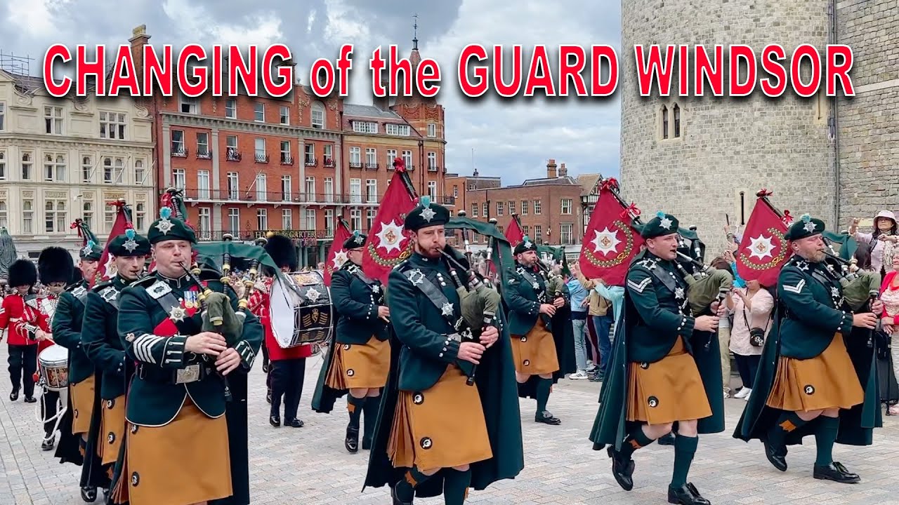 WINDSOR CASTLE GUARD Pipes of No. 12 Coy Irish Guards with Number 12 Company Irish Guards NEW