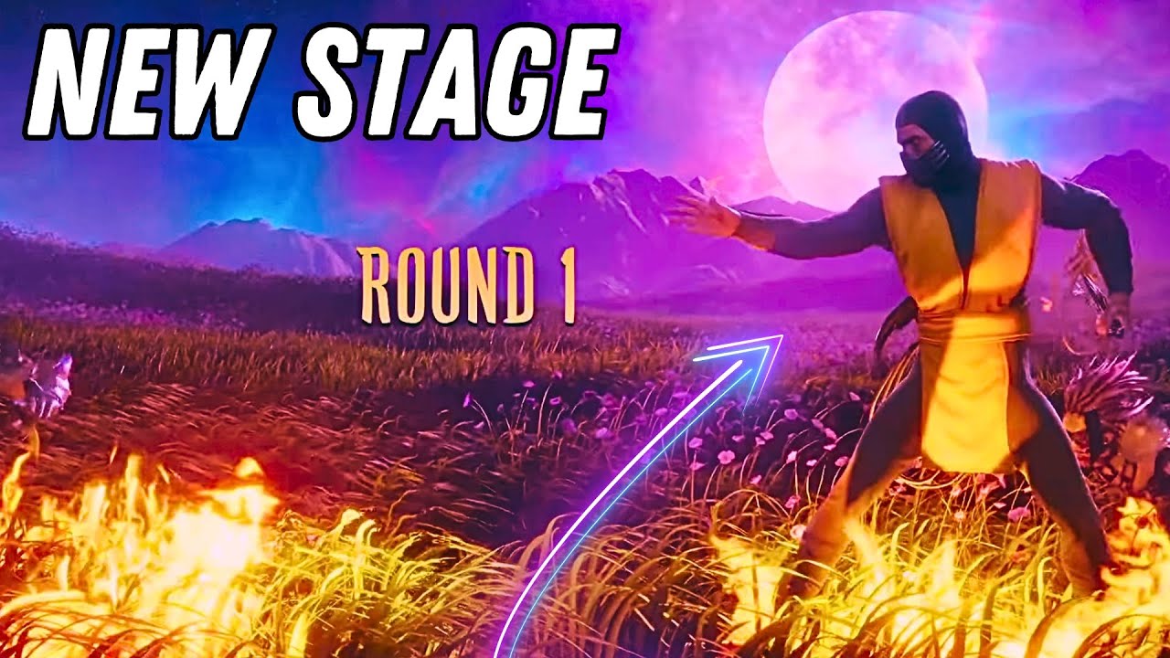 I Fought a HIGH LEVEL SCORPION on the NIGHT FIELD STAGE in Mortal Kombat 1 (How to Unlock)