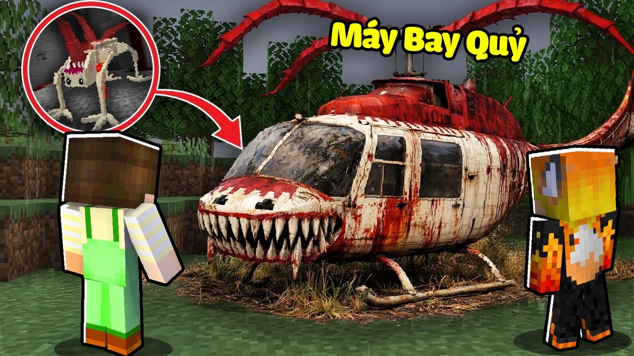 Sầu Riêng Phát Hiện MÁY BAY BỊ BỎ HOANG Trong Minecraft