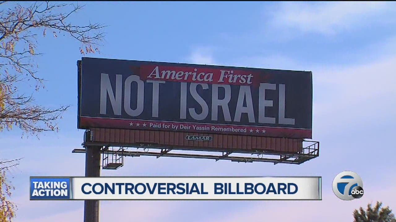 Controverisal billboard in Detroit