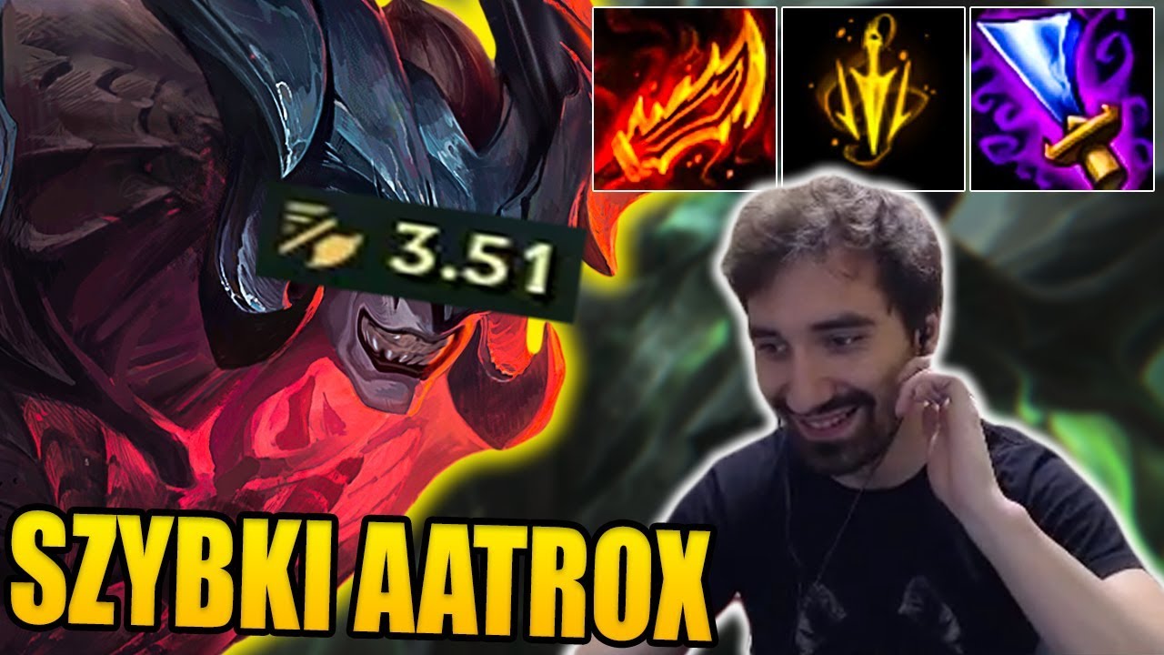 AATROX ATAK SPEED BIJE SZYBCIEJ NIŻ ZDĄŻYSZ ZAREAGOWAĆ a do tego ma 450 AD 🤫