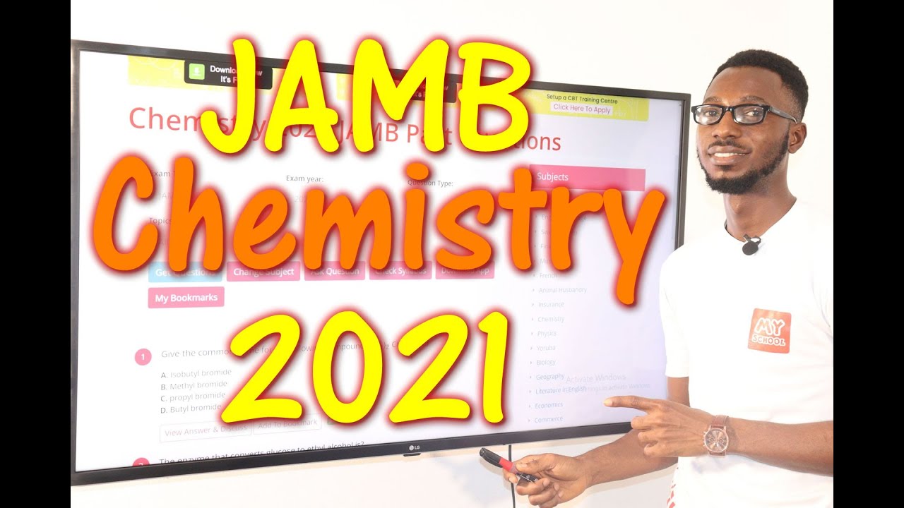 JAMB CBT Chemistry 2021 Past Questions 1 - 20