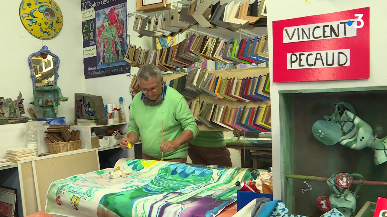 Rencontre avec Vincent P&eacute;caud dans sa galerie de Limoges