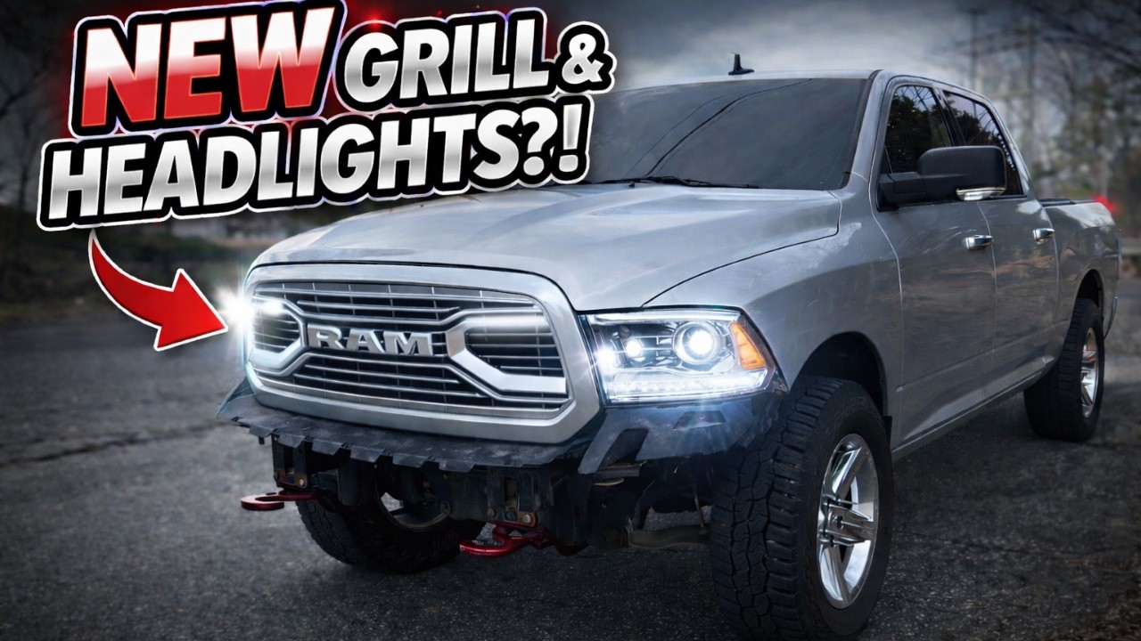 New grill and headlights on the ram!!!