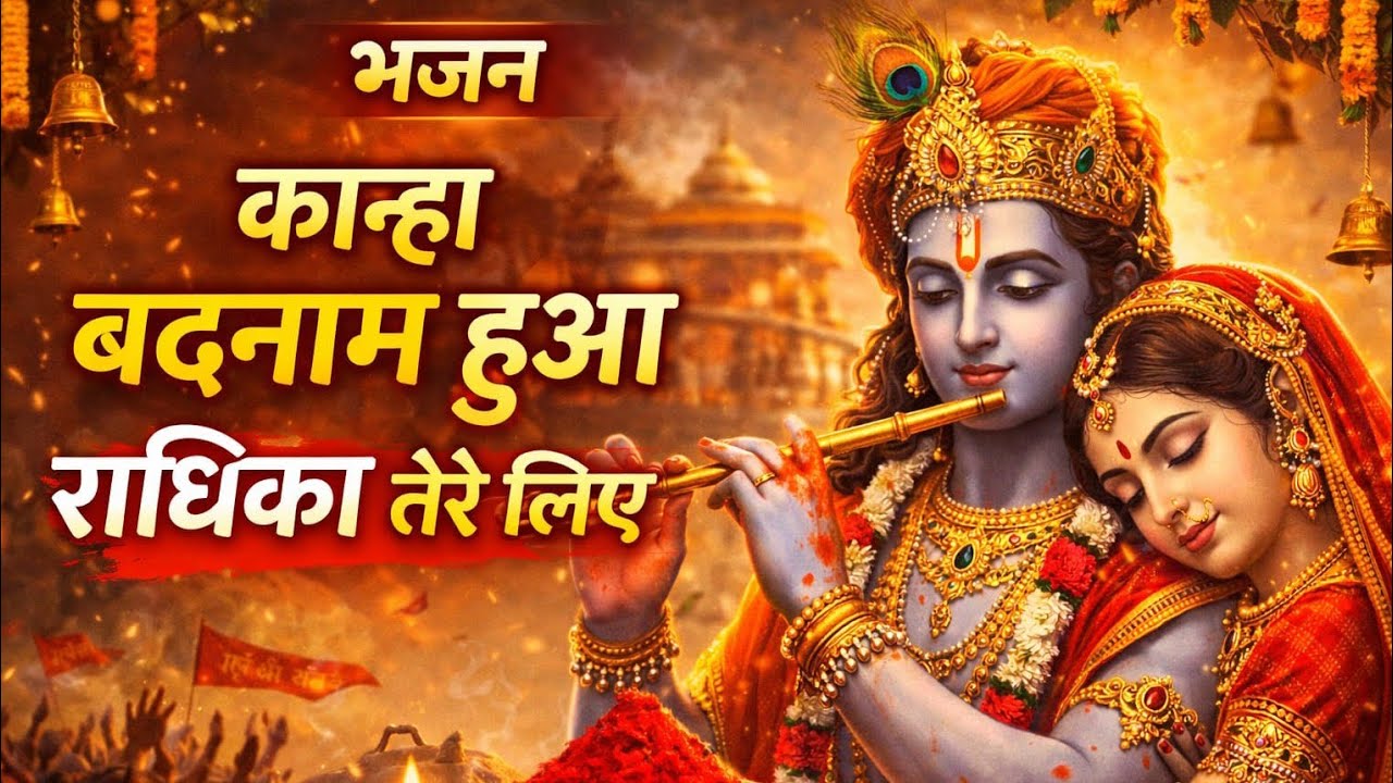 Kanha Badnaam Hua Radhika Tere Liye | Radha Krishna Bhajan | Krishna Bhajan 