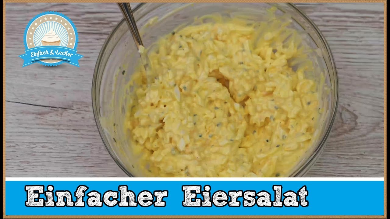 Eiersalat Rezept - Ganz einfach selber machen! 🍳