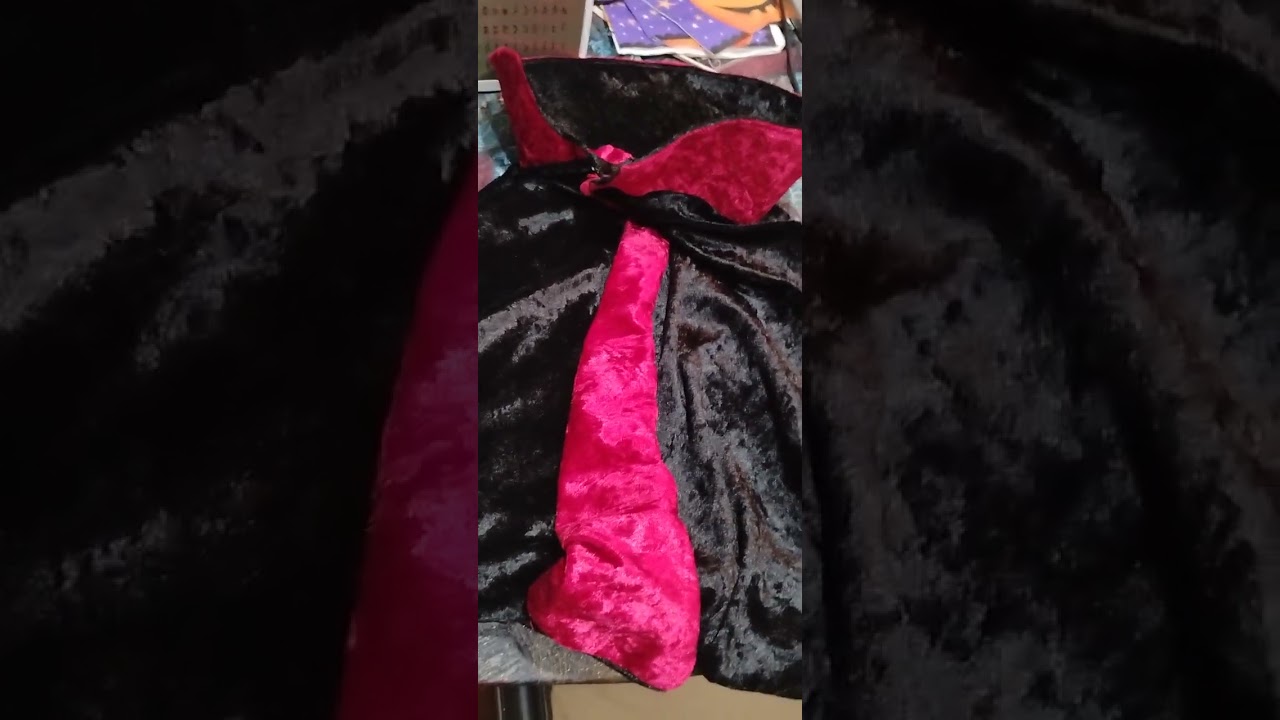 The #Halloween #costume I'm making for my son, #vampire cape  #sewing 