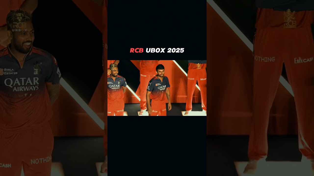 RCB UNBOX 2025...❤️🔥
