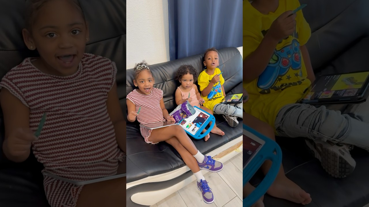 Londyn and Mj Gets In trouble for giving baby sister takis 