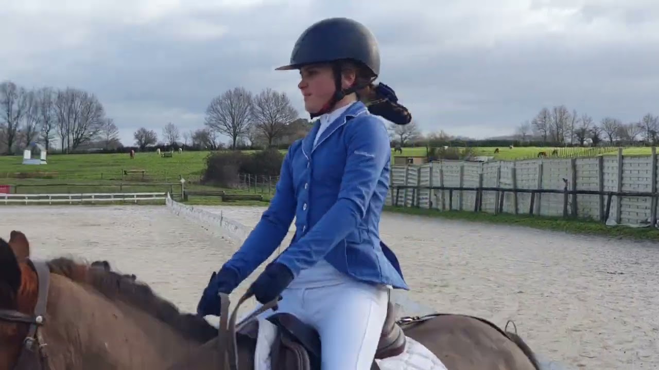 Thaïs et Isidor club 4 dressage La Fourerie 11 février 2024