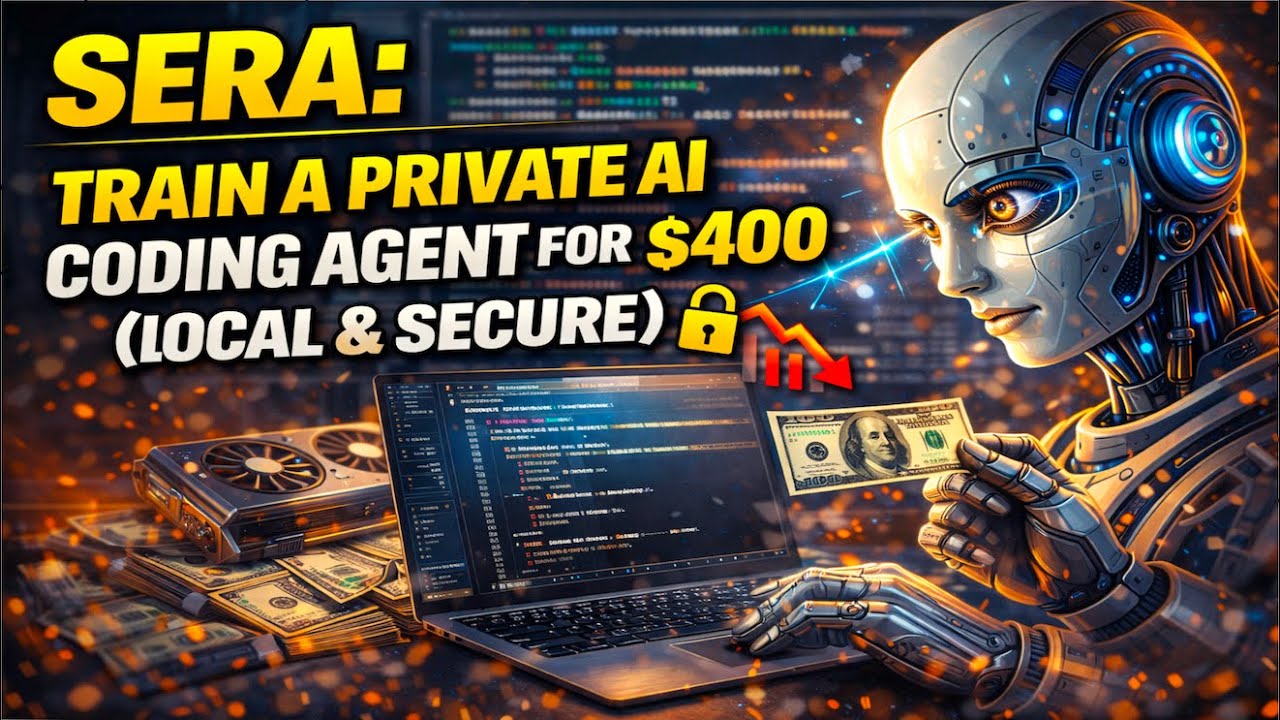 SERA: Train a Private AI Coding Agent for $400 (Local & Secure) 📉