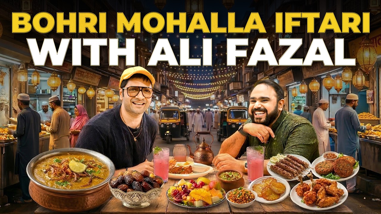 Ali Fazal Eats Mumbai’s Best Iftari | Baida Roti, Nihari & Taj Ice Cream | Bohri Mohalla Food Tour