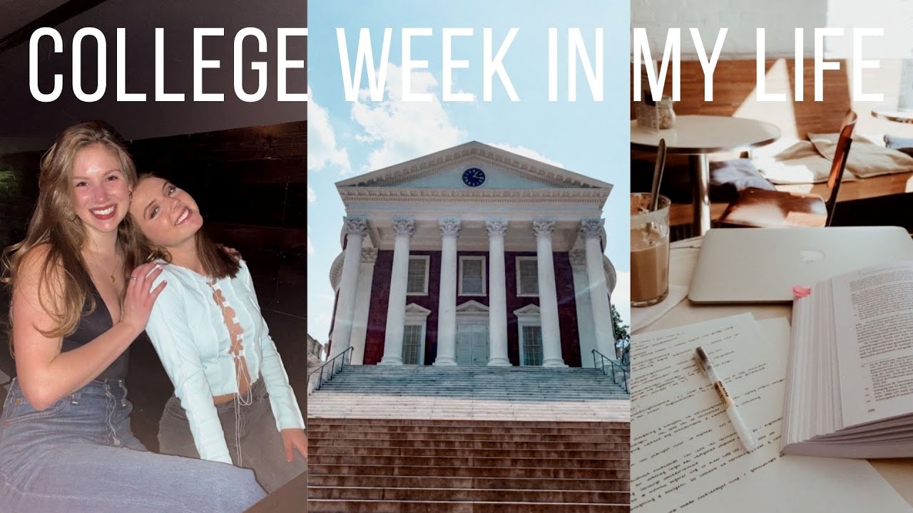 productive college week in my life at UVA