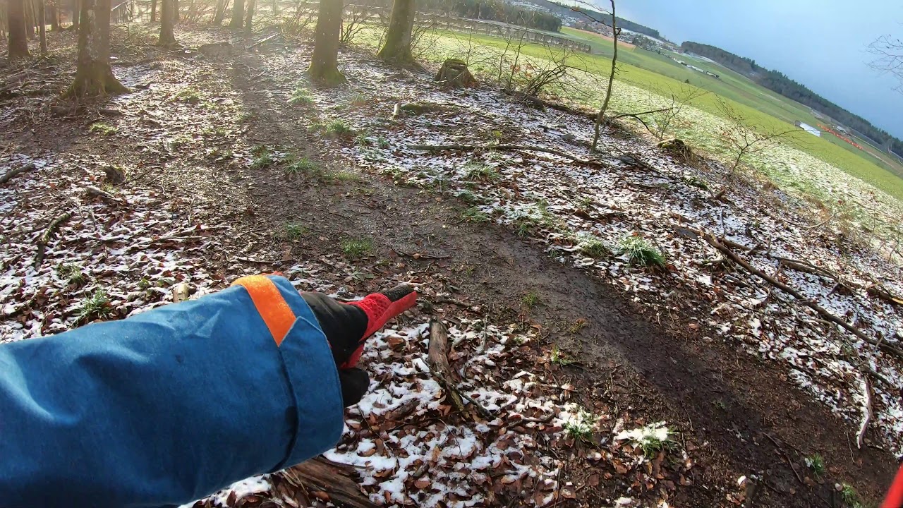Trail Bau #1 Besichtigung des Bauortes