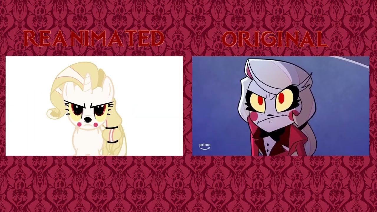 Original VS Reanimated - Hazbin Hotel: You Didn't Know Reanimated (Side-by-Side Comparison)