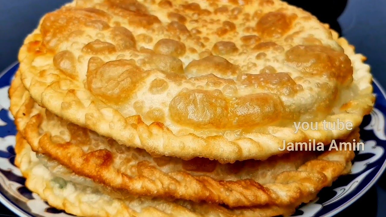 Мука+Вода и Зелень! Даже остыть не успеет! 