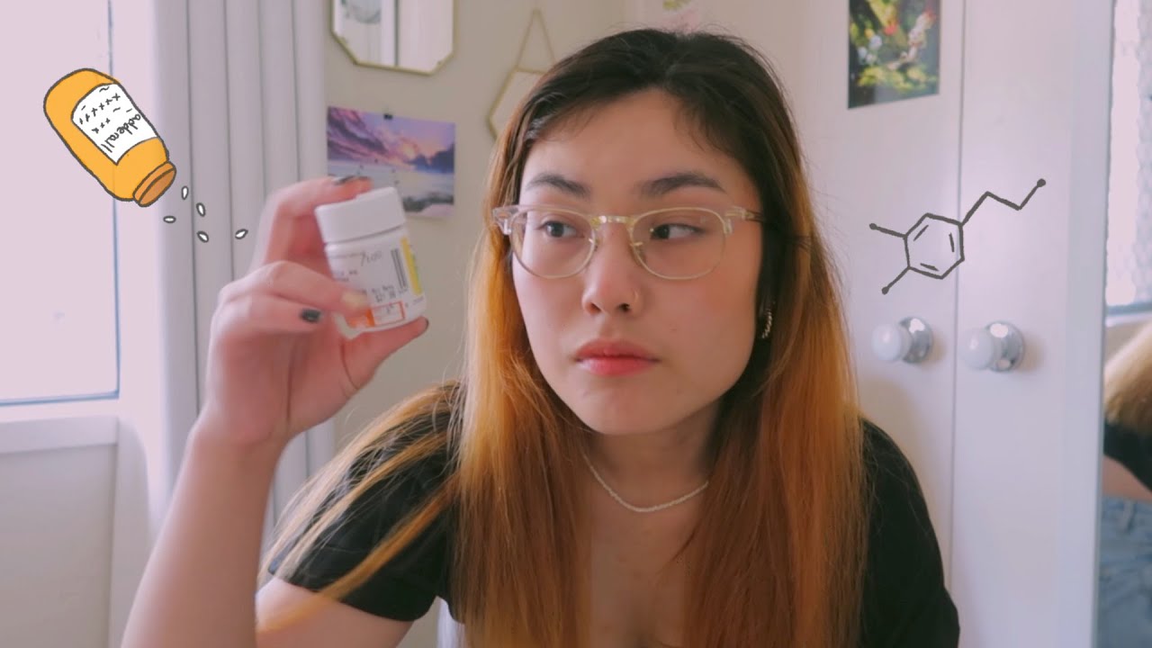 my first week taking Adderall at 21 (yeah so i got diagnosed w ADHD)