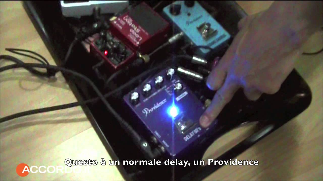 La pedalboard da viaggio di Guthrie Govan