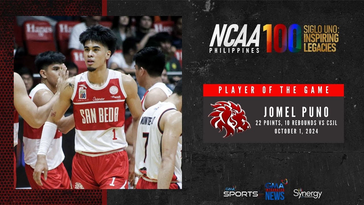Player of the Game - Jomel Puno vs Letran | NCAA Season 100