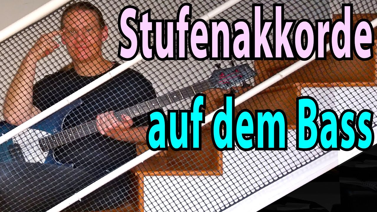 Stufenakkorde der Dur-Tonleiter mit dem Bass erklärt (Grundlagen Harmonielehre für Anfänger)