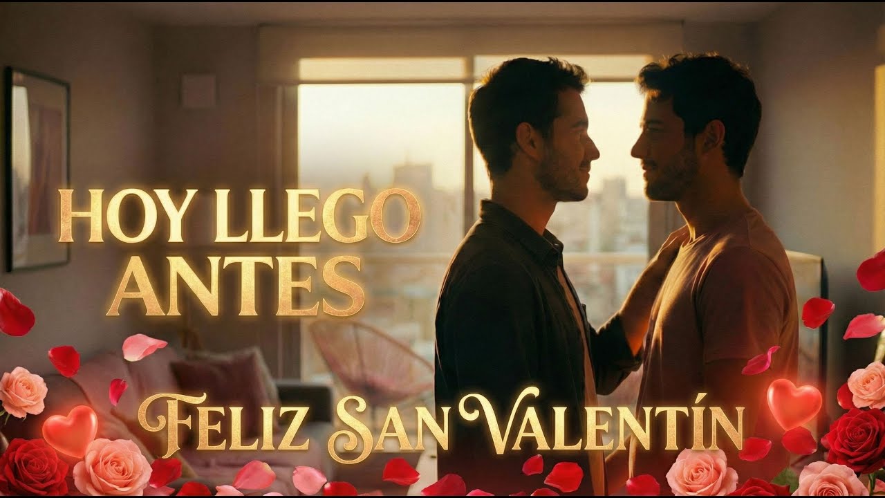 🏳️‍🌈Hoy Llego Antes 🏳️‍🌈 Canción Gay de Amor para San Valentín 🌈 Dedícasela a Tu Novio