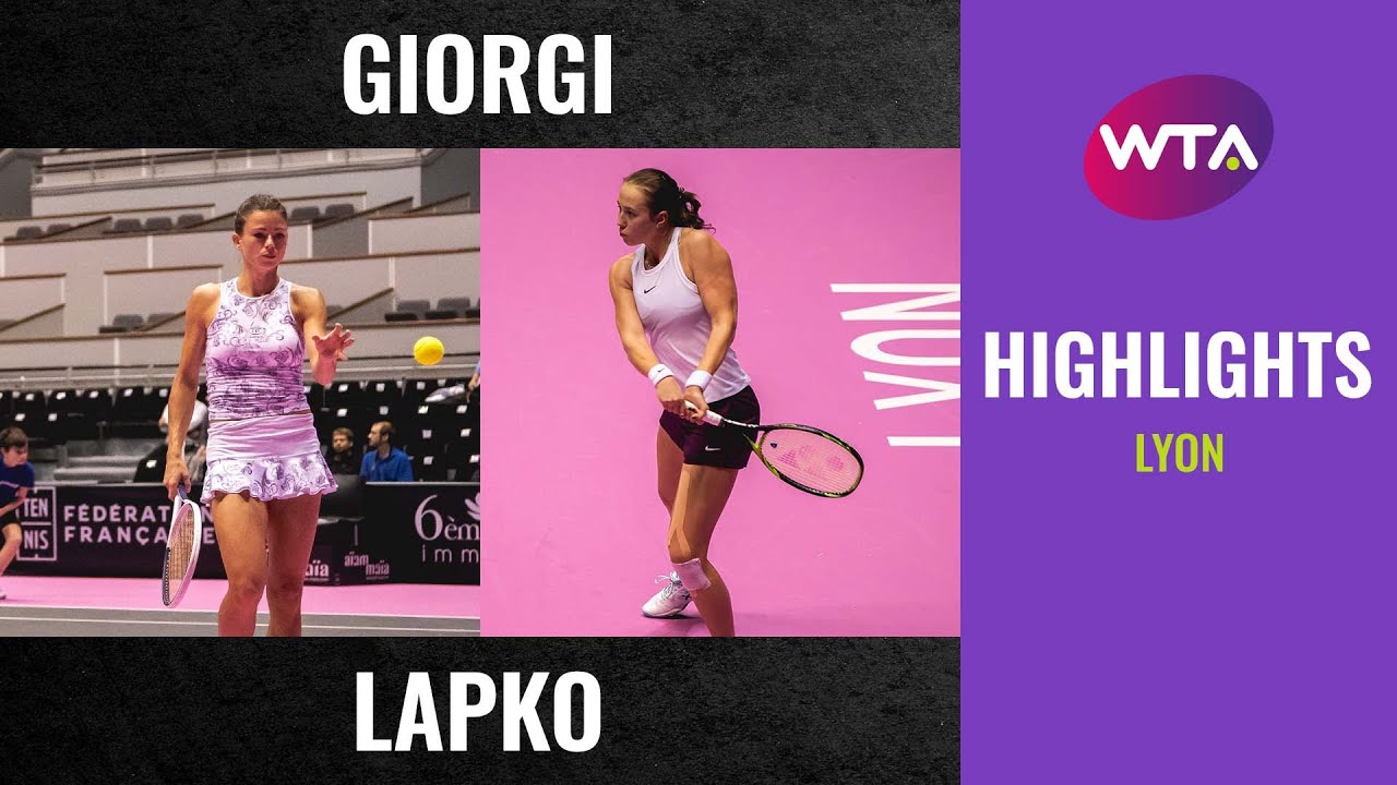 Camila Giorgi vs. Vera Lapko | 2020 Lyon First Round | WTA Highlights