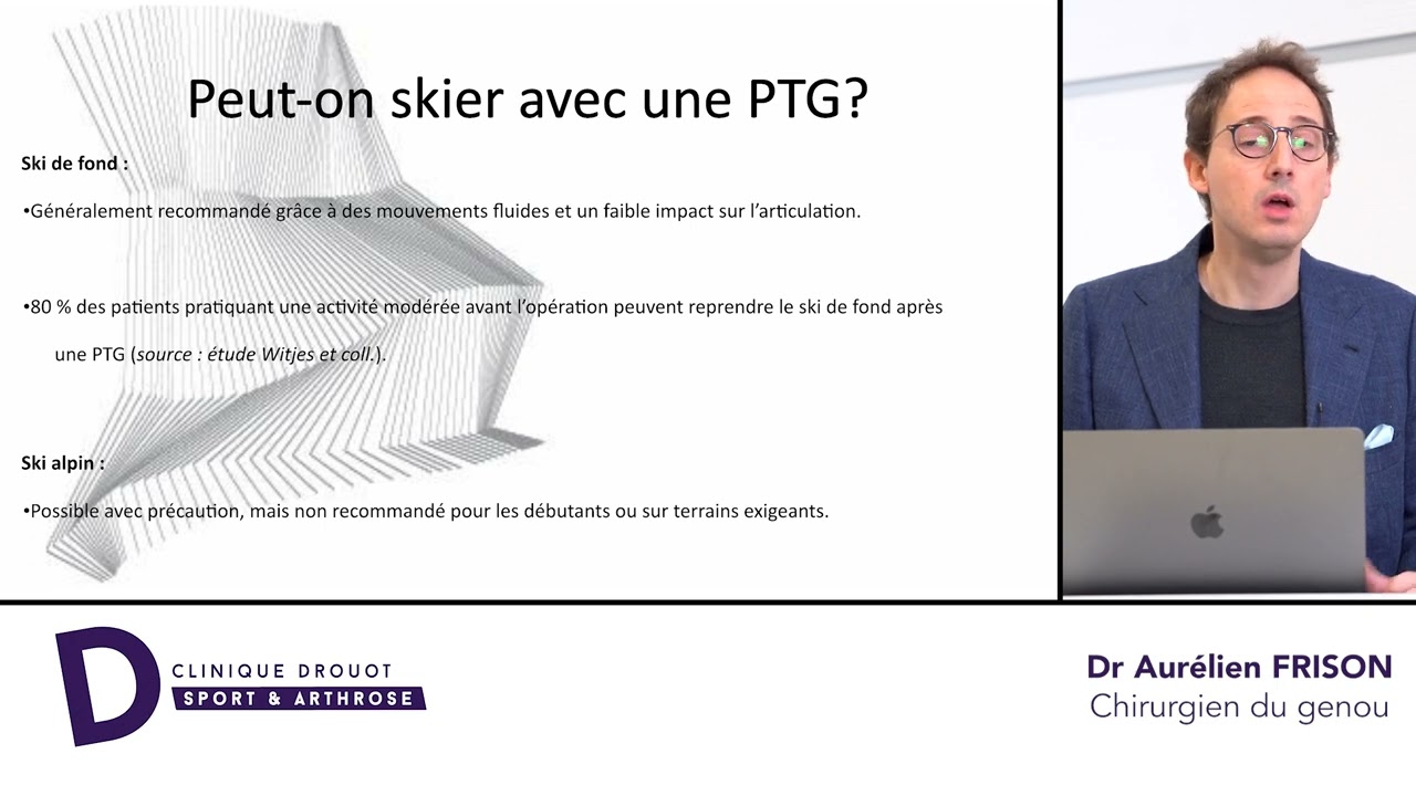 Peut-on reprendre le sport après la pose d’une prothèse totale du genou ?