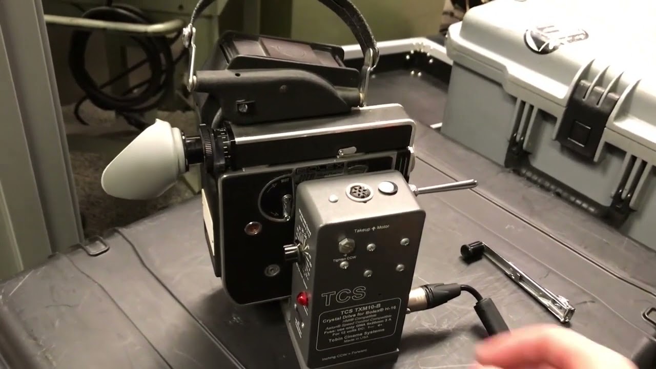 Bolex Rex5 sound levels with and without Tobin Crystal motor 24 FPS