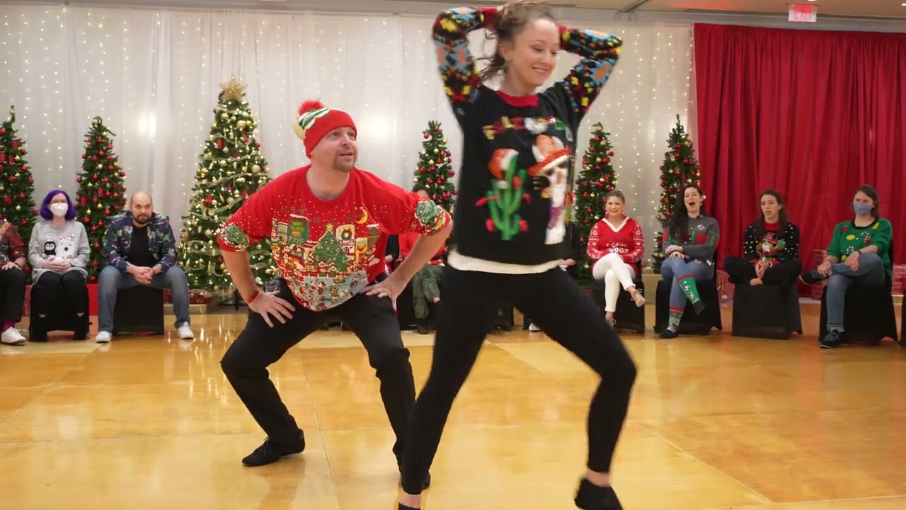 SWINGLE BELL ROCK 2022 Ugly Sweater JnJ Finals Matt Auclair and Cameo McHenry