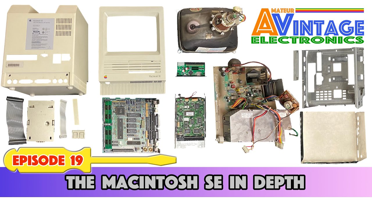 The Macintosh SE in Depth - every part explained (Episode 19)