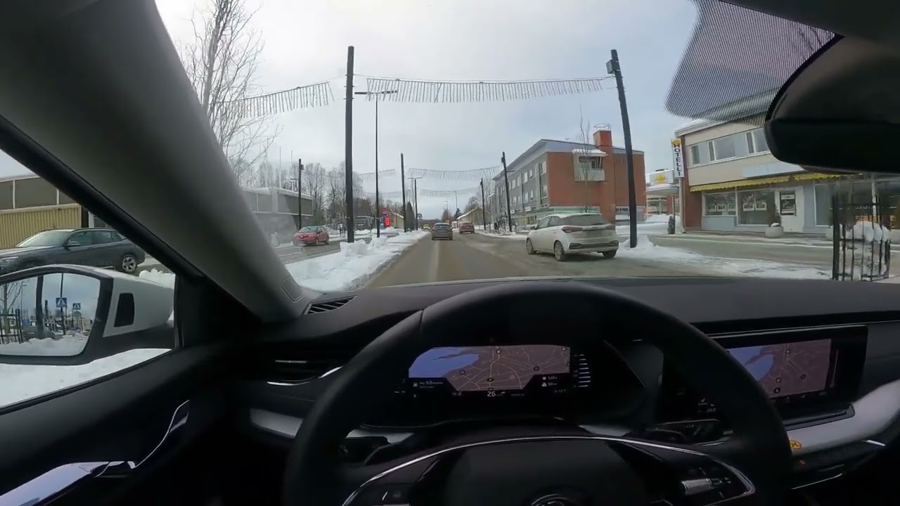 The co-drivers view: Kuusamo