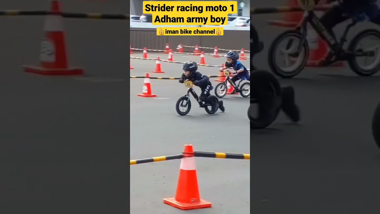strider racing 2022 moto 1❗ADHAM ARMY BOY#balance bike
