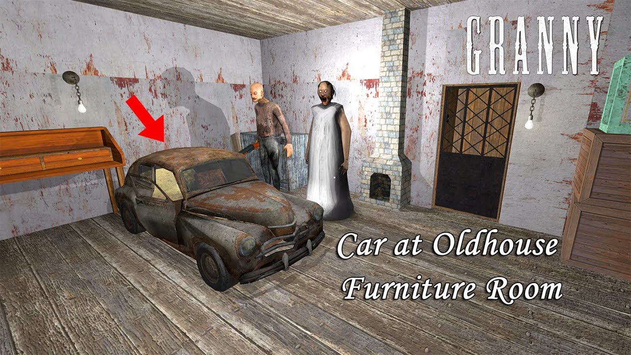 Granny Recaptured (PC) - Car At Oldhouse Furniture Room !