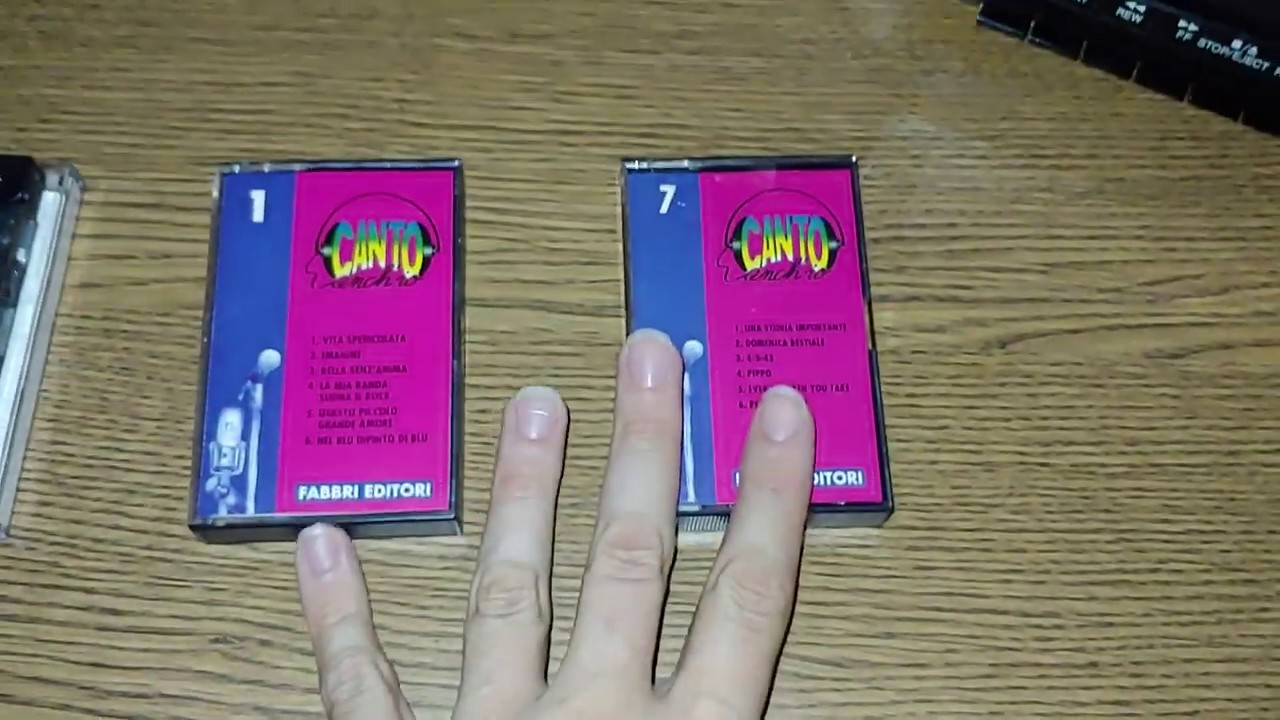 Musicassette per il karaoke e Teletroniko canterino (video semi divertente)