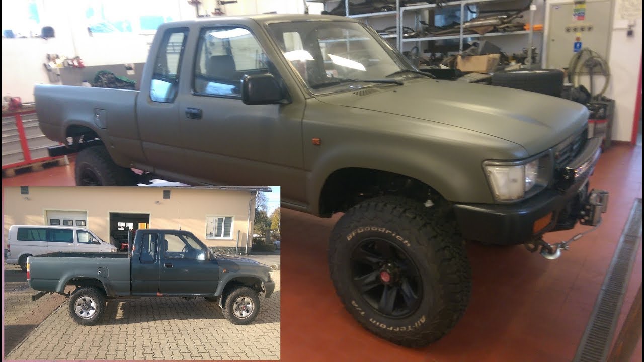 Toyota Hilux pickup 4x4 restoration
