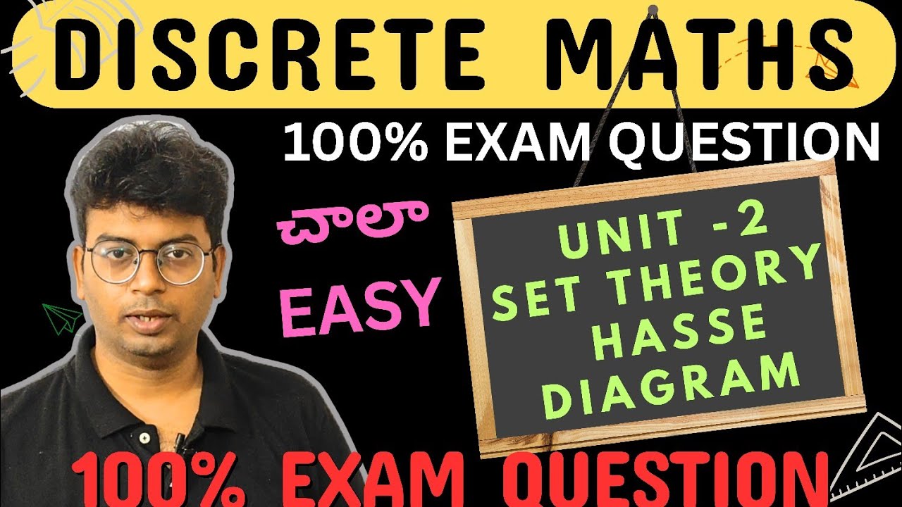 DISCRETE MATHS|HASSE DIAGRAM|POSET |SET THEORY |POSET|