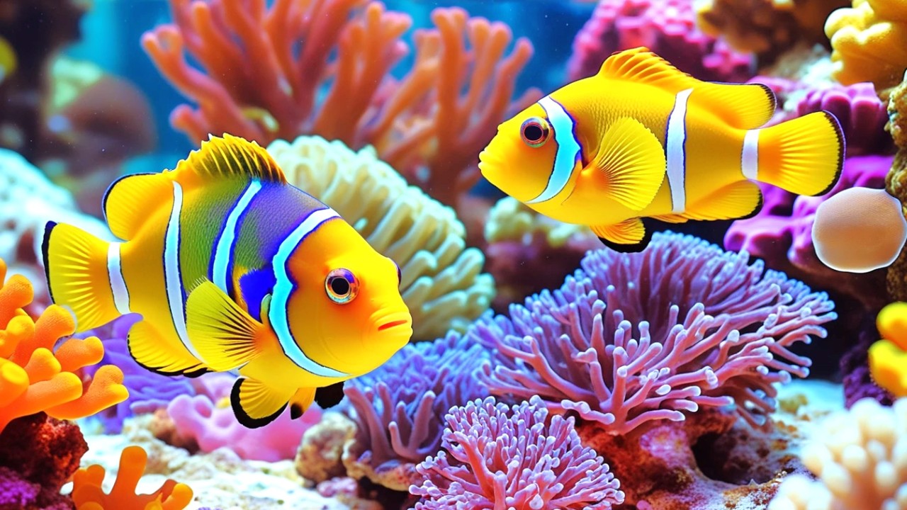 The Best 4K Aquarium - Dive Into The Mesmerizing Underwater Realm, Sea Jellyfish, Coral Reefs . #7