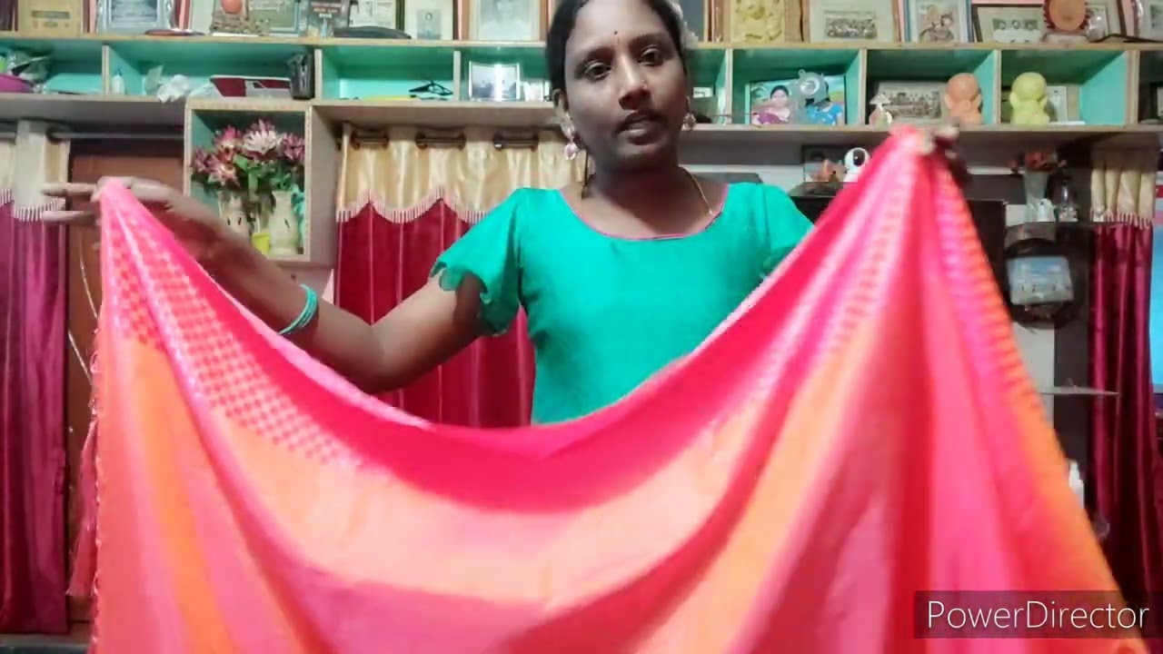 Umbrella Long Gown  / Saree cloth Folding for Umbrella Long gown/ Small size and Big size in Kannada