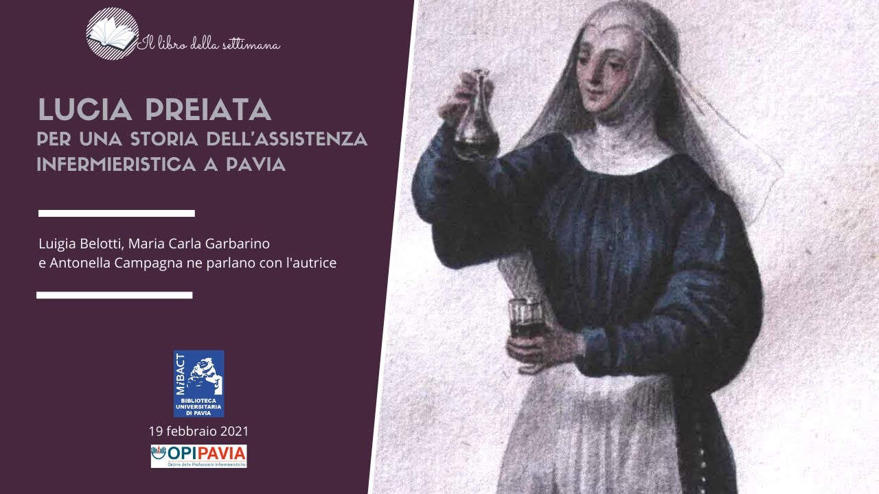 Lucia Preiata, Per una storia dell’assistenza infermieristica a Pavia