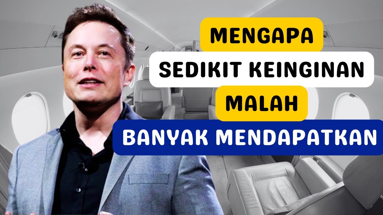 MENGAPA SEDIKIT KEINGINAN MALAH BANYAK MENDAPATKAN? || CARA HIDUP BERLIMPAH || VIDEO MOTIVASI
