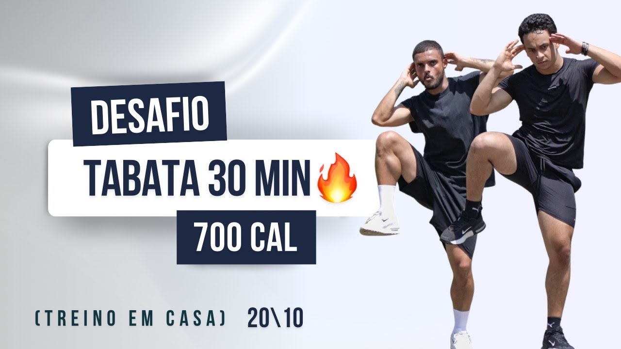30 MIN TABATA para perder barriga r&aacute;pido, sem equipamentos e em casa | 700 CALORIAS